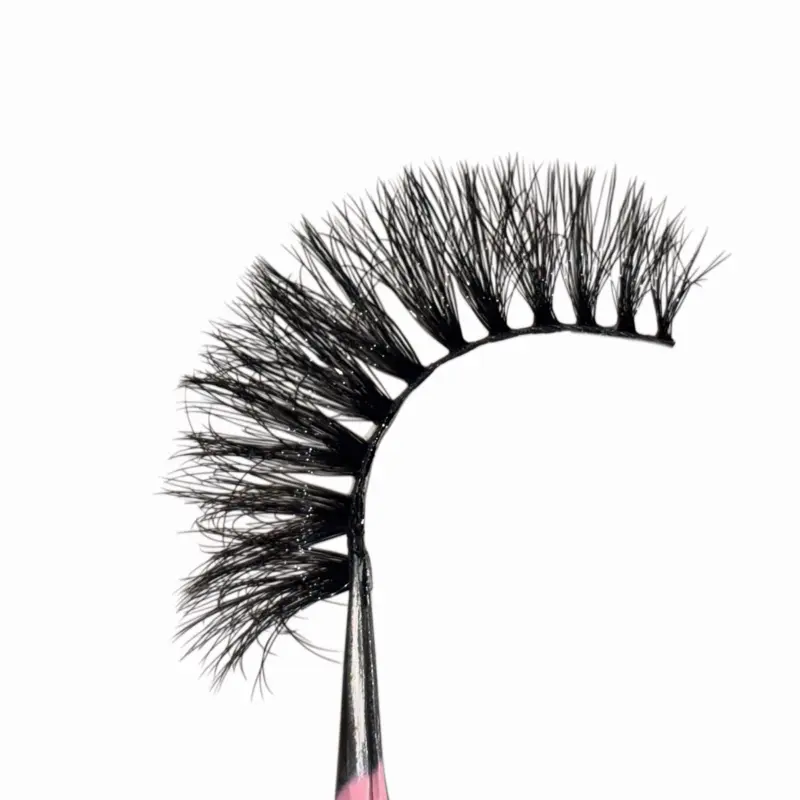 “Babygirl” 14mm Full Volume Lashes Faux Mink Layered High Quality 1 Pair False Strip Eyelashes Reusable Makeup Cosmetic