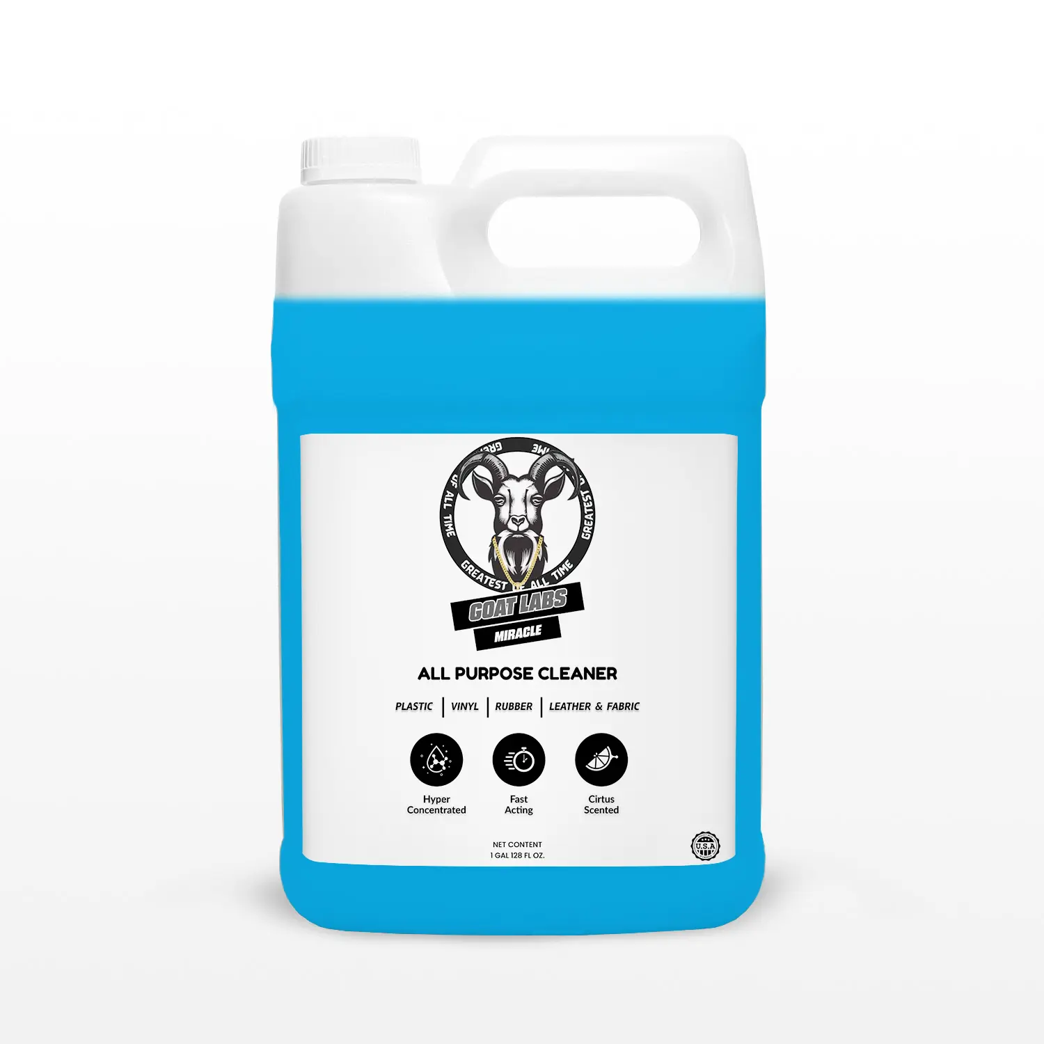 1 Gallon Miracle All Purpose Cleaner Concerned Plastic | Vinyl | Leather & Fabric