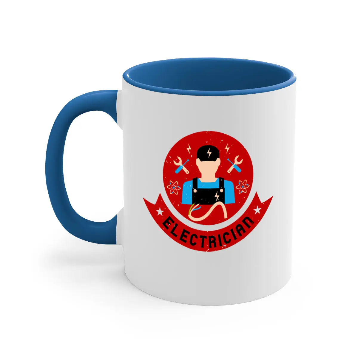 Electrician Style 56#- electrician-Mug / Coffee Cup Ceramic Drinkware Glossy Beverage Tea Tumbler