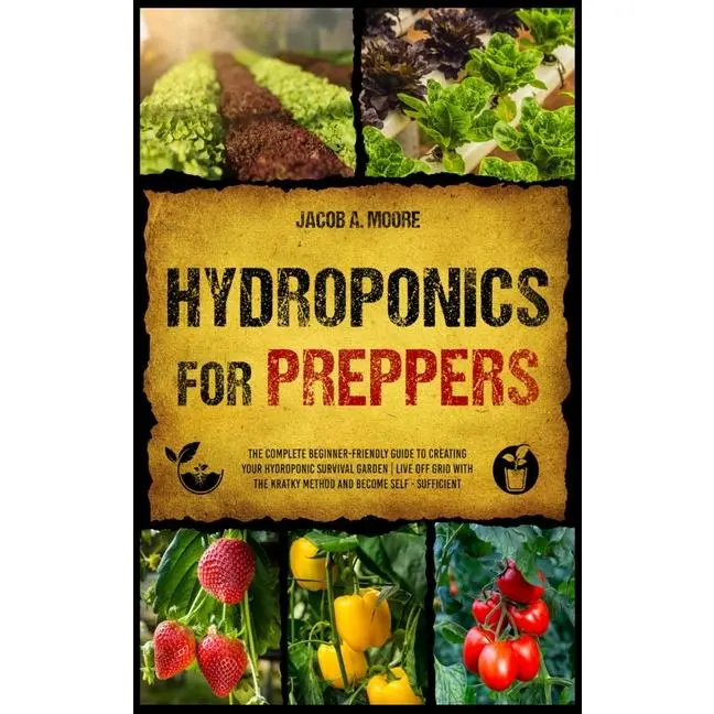 Hydroponics for Preppers: The Complete Beginner-Friendly Guide to Creating Your Hydroponic Survival Garden Live Off Grid with the Kratky Method and Be by Jacob A. Moore (Hardcover)
