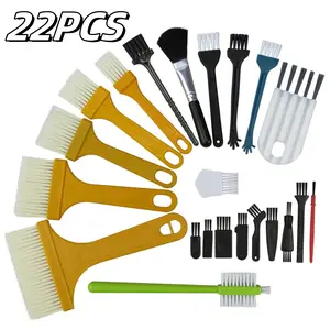 22 Pack Keyboard Brush, Mini Anti Static Brush Keyboard Cleaning Brushes Kit Nylon Dust Cleaning Brushes for Electronic Devices Computer Motherboard Fans Camera Small Space