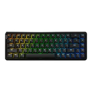 AJAZZ AK680 MAX Wired Mechanical Keyboard, Magnetic Switch HiFi Version 0.08mmRT Adjustable Full Key Hot-swappable RGB Lighting Gaming Keyboard