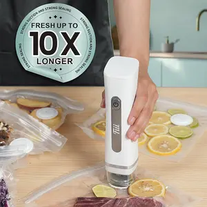 JEETEE Vacuum Sealer: Easy-to-Use, Compact & Portable with One-Touch Smart Operation for Safe and Healthy Food Storage.