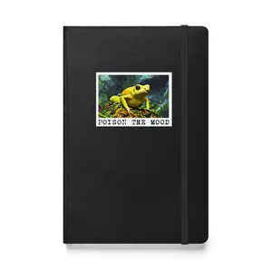 Hardcover bound notebook POISON THE MOOD