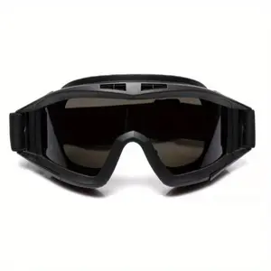 Outdoor Anti-fog & Anti-sand Goggles, Adjustable Strap Design Goggles, Windproof & Dustproof Goggles for Outdoor Activities