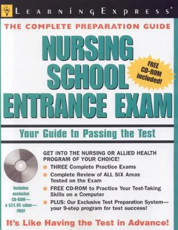Used Nursing School Entrance Exam Preparation Guide - LearningExpress Editors, Paperback with Practice Exams & Financial Aid Programs Resources