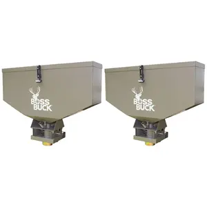 Boss Buck BB-1.80 80lb Capacity Non-Typical ATV Feed Spreader & Seeder (2 Pack)