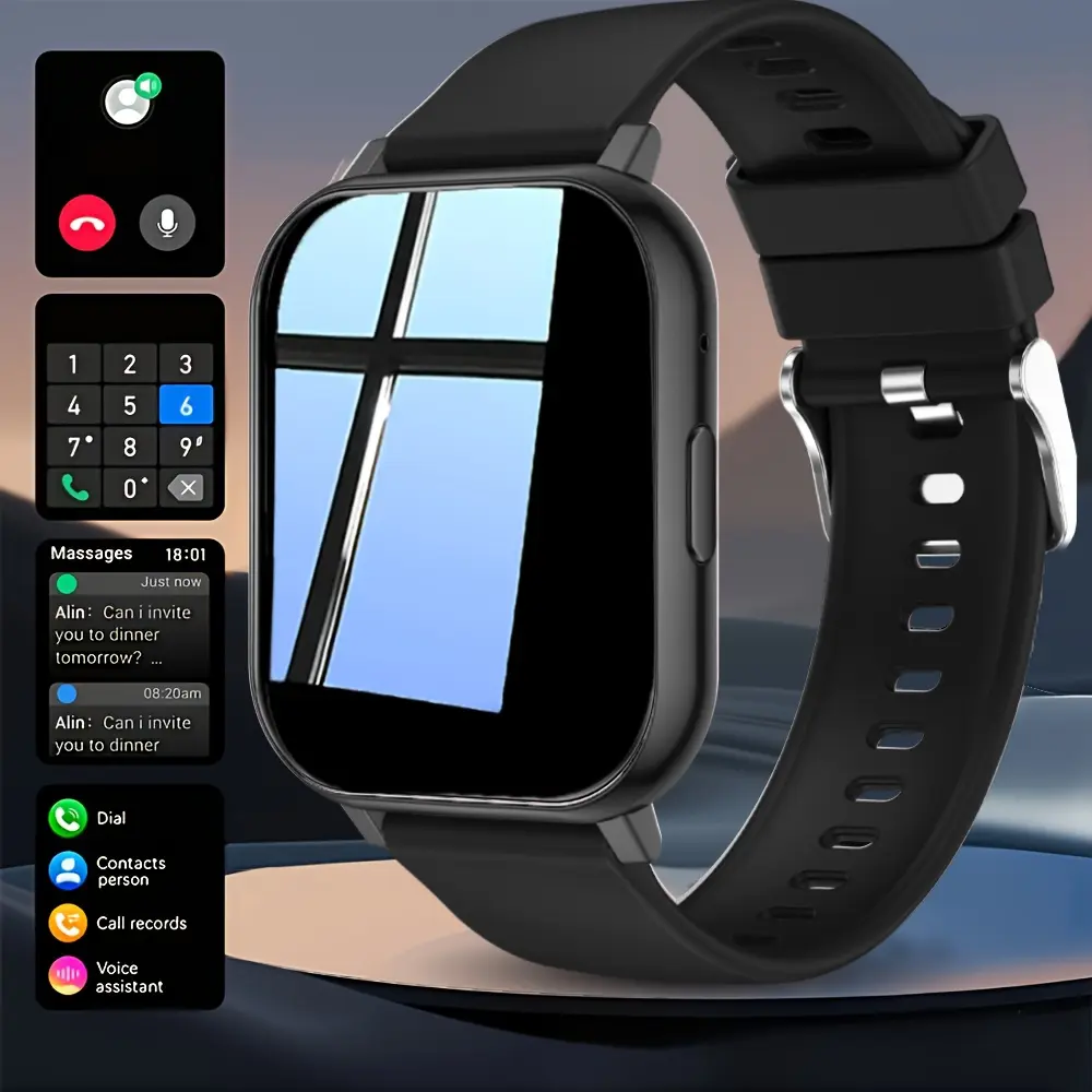 Must-Have Gift 2026: Bluetooth-compatible Call Function, Music Control/picture Capture, Multifunctional Wireless Smartwatch, Smart Watch For Android Phones, Digital Watch Face, Android Screen, Trendy Multifunctional Watch