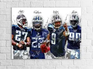 Titans, Poster Print Unframed, Wall Art, Man Cave, Kids room, Office