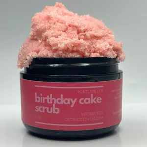 Birthday Cake Body Scrub To Exfoliate & Soften Skin