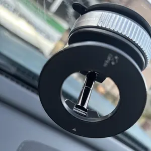 Universal Magnetic Car Phone Holder Strong Vacuum Suction Cup Mount for All Smartphones & Vehicles Foldable Design Works on Dashboard Gym & Bathroom Mirrors