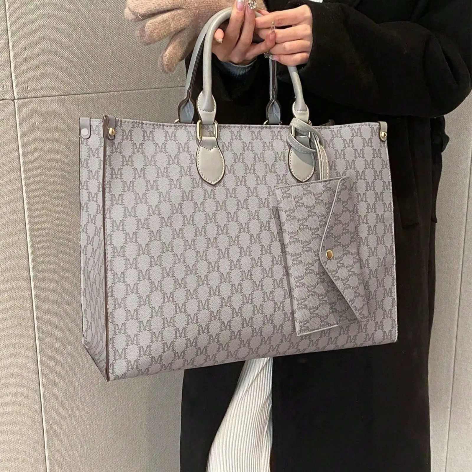 M Grey Wallet