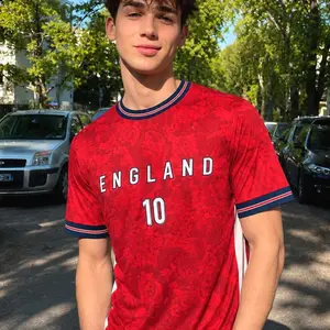 England Soccer Jersey, Custom Name & Number Shirt, Personalized Football Jersey for Men Women Youth Kids