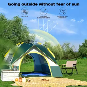 Quick Setup Camping Tent – Compact, Lightweight & Durable Tent for Outdoor, Travel, Campers & Adventure Lovers