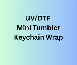 Mini Tumbler Keychain UV/DTF Wraps - Creative Characters - Multiple Designs Available