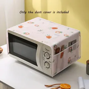 Modern Minimalist Microwave Dust Cover, Waterproof Oil-Proof Oven Hood, Home Kitchen Appliance Protector, Durable Household Accessory