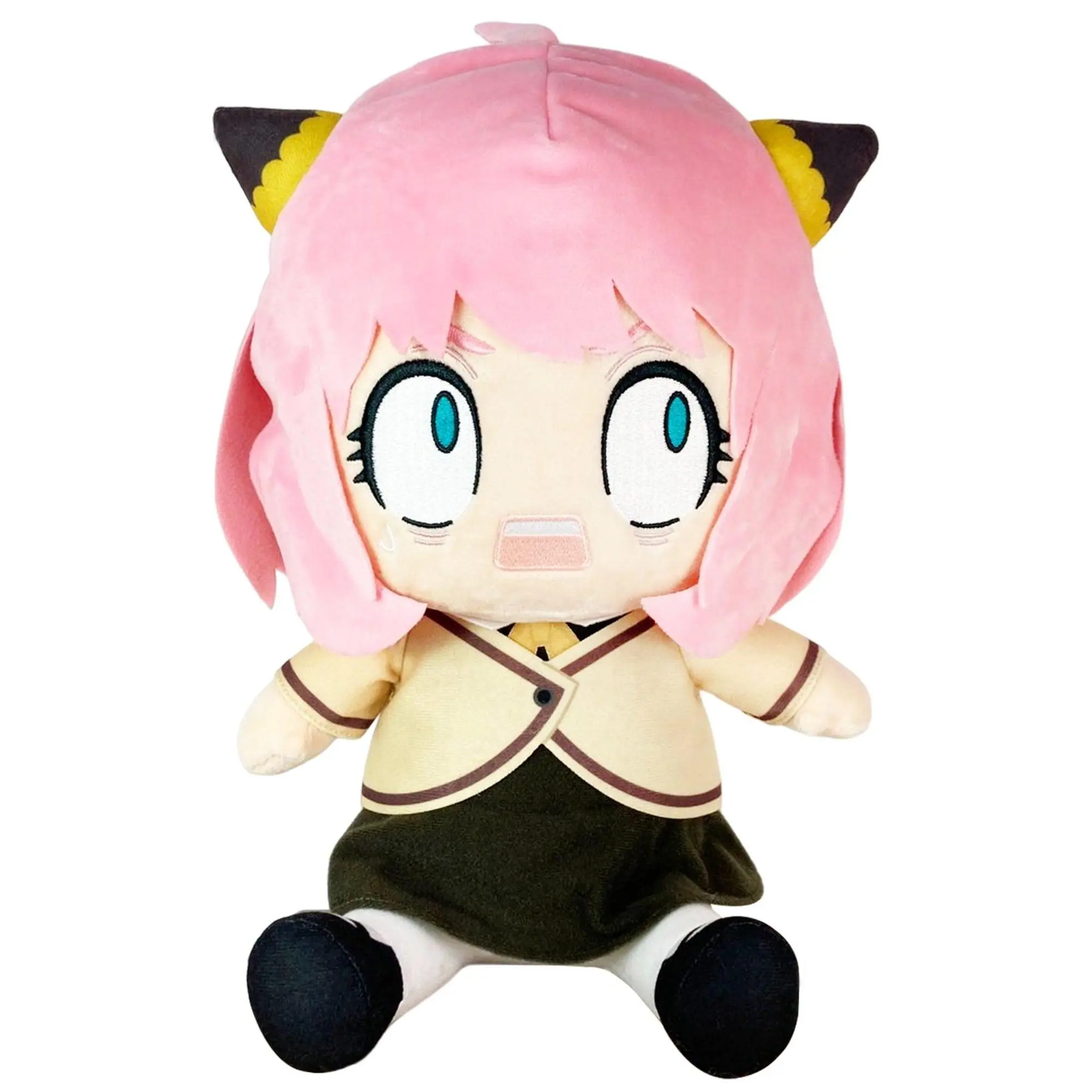 Spy X Family - Anya Forger Terrified Sitting Pose Plush 12''H