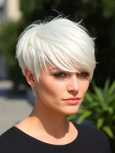 Women's Silver Color Wig Cap, Synthetic Fiber Wig, Short African Curl Hairpiece, Headband, Rose Net Design, Easy Wear & Manageable, Festive Daily Use, Synthetic Material Wigs