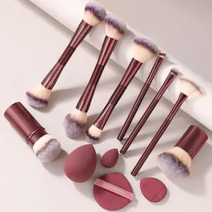 Makeup Brush & Makeup Sponge Set, 12pcs/set Multifunctional Makeup Brushes & Sponge, Professional Makeup Tools for Women, Brush Makeup Kit