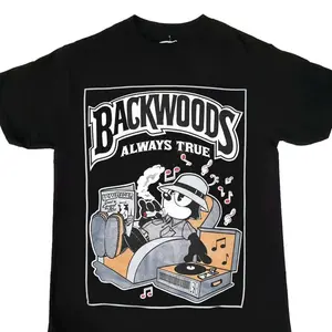 180g[100%cotton]Backwoods Always True T-shirt, Graphic Tees Women, Lover Gift For Him Classic Casual Menswear Top