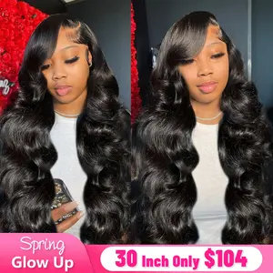 Bling Hair TikTokShopBlackFriday 13x4 Lace Front Human Hair Wigs Brazilian Body Wave Lace Front Wig 13x6 HD Lace Frontal Wigs For Women Body Wave Human Hair Wigs #NovaTopFinds