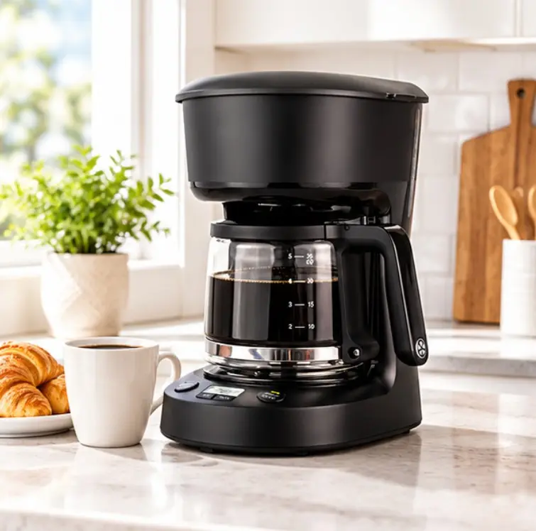 5-Cup Programmable Coffee Maker with Automatic Brewing