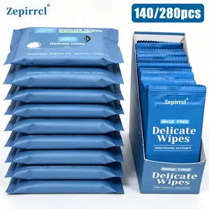 140/280PCS All-Purpose Disposable Wet Wipes, Body Cleansing Wipes, Portable & Suitable for All Skin Types. Ideal for park, gym, commute, office, home, travel, indoor and outdoor daily skin cleansing.15*20cm
