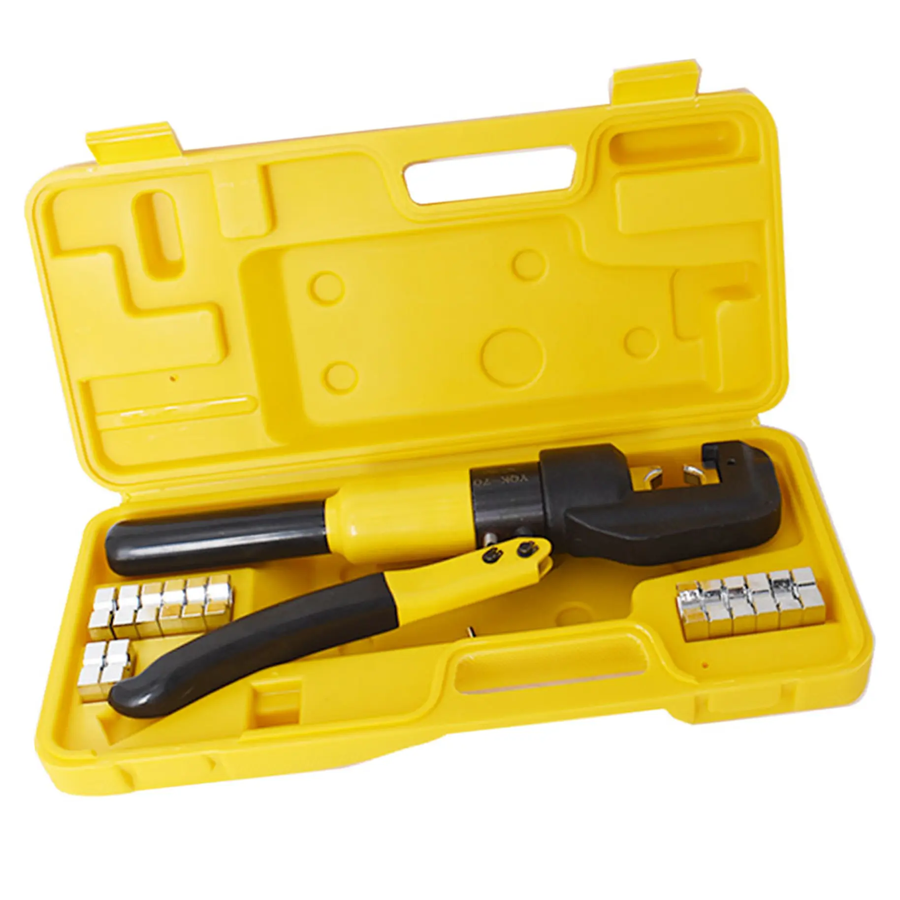 TikTokShopBlackFriday  Hydraulic Crimrping Tool Wire Battery Cable Lug Terminal Crimper 10 Ton, Hand Tools