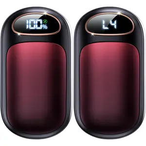 Electric Hand Warmers Rechargeable 2 Pack, 4 Levels Fast Heat, Reusable Hand Warmers with LED Display, Portable Magnetic Pocket Heater, Gifts  Christmas, Men, Women, Raynauds, Hunting, Golf