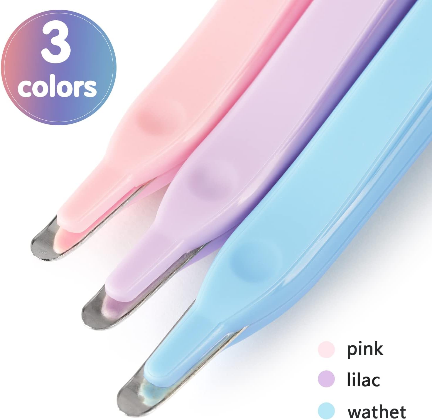 Professional Magnetic Staple Remover Puller Staples Remover Staple Removal Tool for School Office Home 3 Pack (Blue, Pink, Purple)