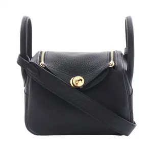 Pre-owned HERMÈS Calfskin Shoulder Bags Hermes Lindy Mini Shoulder Bag