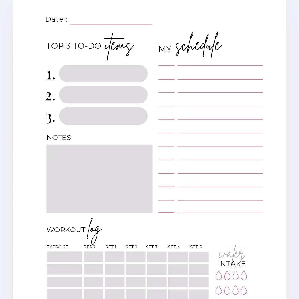 Goal Getter 90 Day Planner by Sol & Script