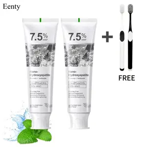 Eenty 7.5% Hydroxyapatite Toothpaste for Advanced Enamel Protection,Appropriate for Sensitive Teeth,Gentle and Effective Formula,Fresh Mint (Pack of 2)