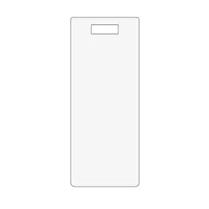 Shirt Folding Board Big and Tall Clear Acrylic 11.5" x 23" Neatly Stacked Shirts Sweaters Laundry Retail Department Clothing Stores Recreational Vehicles Hospitals Home by 321 Plastics