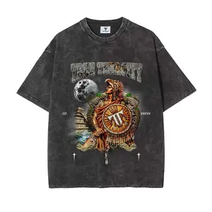 Aztec Warrior Graphic Tee Black