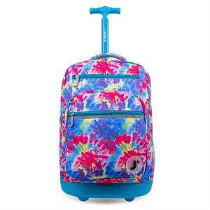 Sundance Laptop Rolling Backpack (20 Inch) in Tie Dye - Final Sale