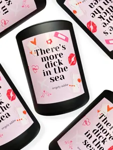 There's More Dick in the Sea breakup candle