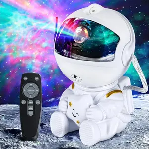 Astronaut Galaxy Star Projector Night Light LED Bedroom Decor Room Ambient Lamp
