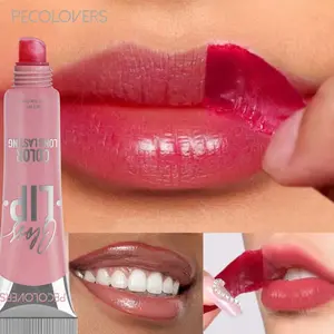 1PC Amazing Blue Peel Off Lip Gloss 6 Colors Longlasting Non-Stick Cup Matte Velvet Liquid Lipstick Colored Tear-Off Lip Tint Makeup