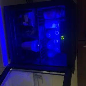 Antarctic Star 1.3 cu ft Beverage Refrigerator and Cooler, Mini Fridge with Organizer Shelf Single Zone 40°F-61°F LED Lighting Quiet Cooling System for Kitchens & Bars - Household Appliances