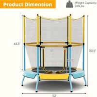 48'' Dia. Yellow with 30 Elastic Bungees