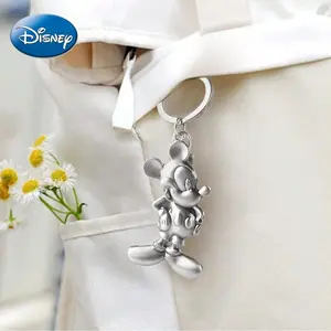 Disney Officially Licensed Mickey Goofy Pewter Metal Keychain, Bag Hanging Charm, Keychain For Bags, Car Phone Wallet Gift, Birthday Anniversary Present