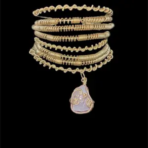 Golden Rose Quartz Neck Brace