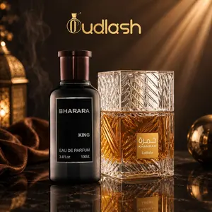 Oudlash Bundle | Bharara King + Lattafa Khamrah | Men's Fragrance | 100 ML 3.4 OZ | Eau De Parfum | Vanilla - Sweet & Warm Spicy