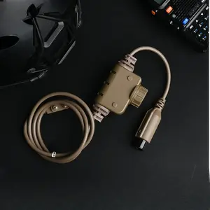 Tactical NEW RAC PTT Military Version Headset COMTA WST TAC-SKY Earphone Hunting Headphone Baofeng Kenwood 7.0mm Plug PTT