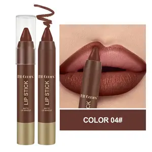 3-Pack Matte Shade Lipstick & Lipliner Cosmetic Set - Soft Velvet Finish, Smudge-Proof, Long-Lasting, Easy-to-Apply, Transfer-Resistant, for Fuller Lips, Daily Use, All Skin Types Makeup