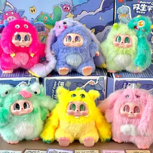 Monster Cupa ——Twin Universe Series Vinyl Plush Toy Doll Blind Box Collection，Bunny Plush Dolls，Soft Furry Collectibles，Backpack or clothing decoration，Stuffed Anima