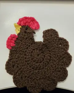 Chicken coaster/decor 2 pack