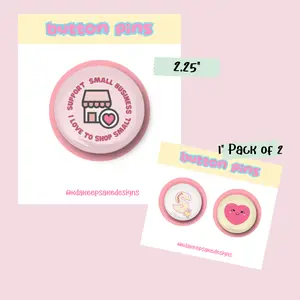 Custom Button Pins