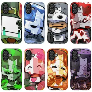 C-Castle Game C-Crashers Phone Case, Cool Gamer Gift Cover, Compatible with iPhone 11-17 Pro Max/Plus and Samsung Galaxy S23-25